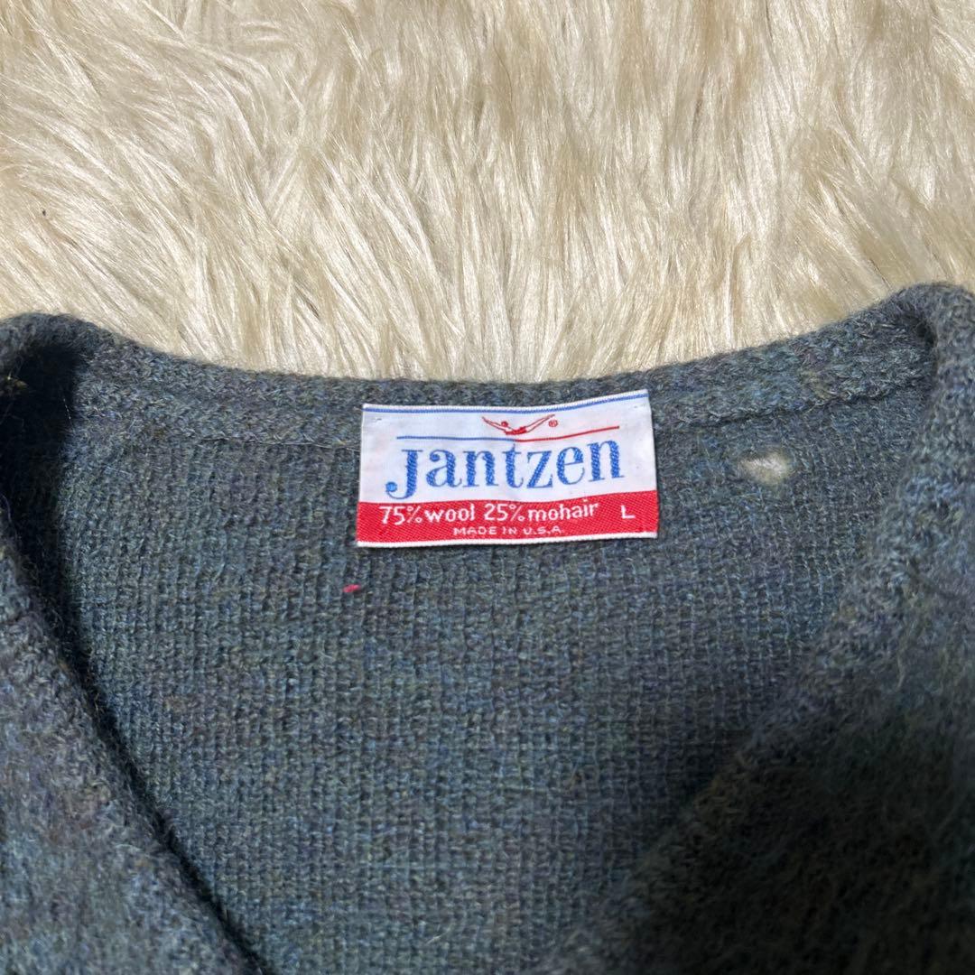 Jantzen 60s usa製　モヘアカーディガン　カート・コバーン 毛足長め
