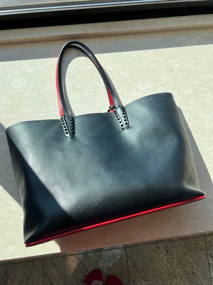 Christian Louboutin トートバッグ 黒/赤