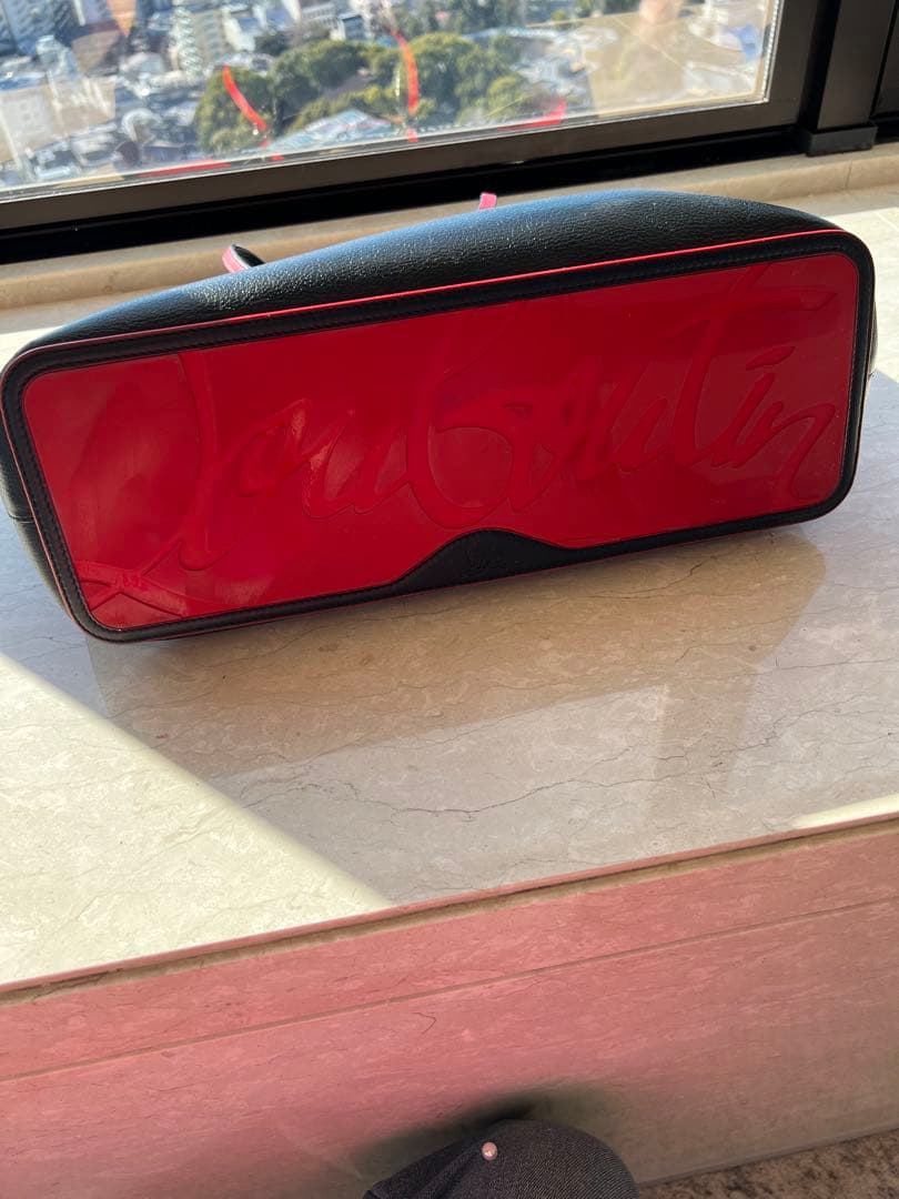 Christian Louboutin トートバッグ 黒/赤