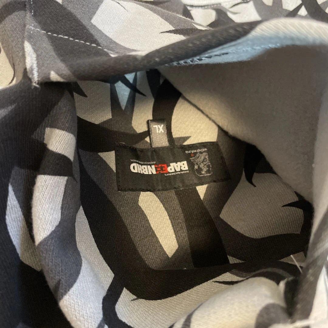 トップス BAPE X NBHD TRIAL CAMO TWO FACE HOODIE