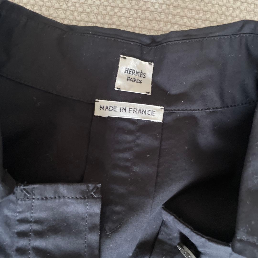 エルメス　シャツ　ブラウス　ホースビット金具