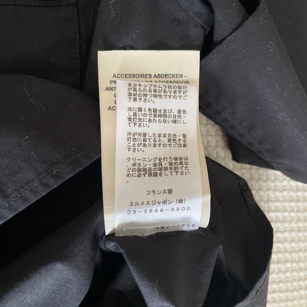 エルメス　シャツ　ブラウス　ホースビット金具