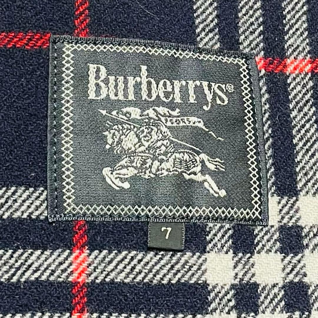 Burberrysバーバリーズ総ノバチェックウールコートカシミヤ混