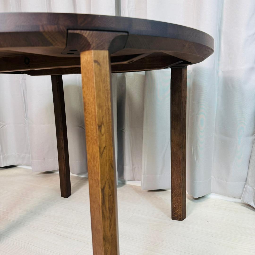 美品 カリモク HARU ダイニングテーブル 円形 950W