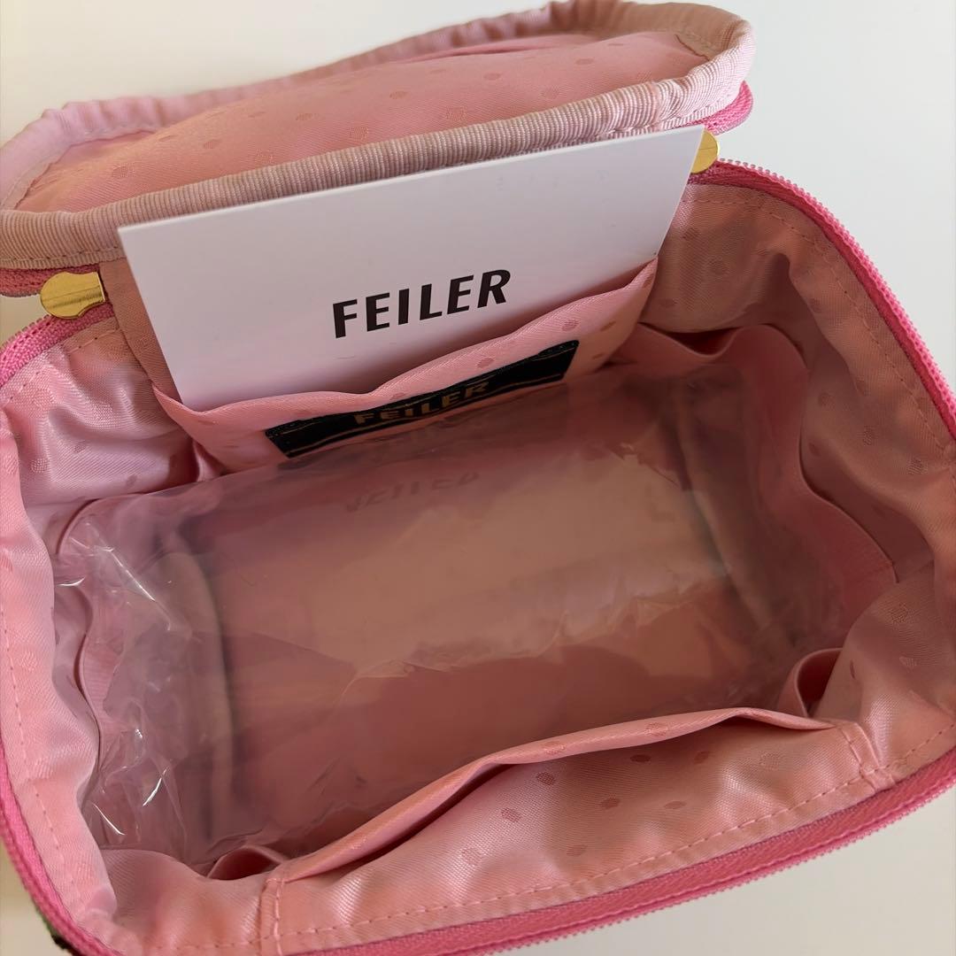新品未使用品　FEILER フェイラー　神崎恵コラボ バニティ　（ネイビー）