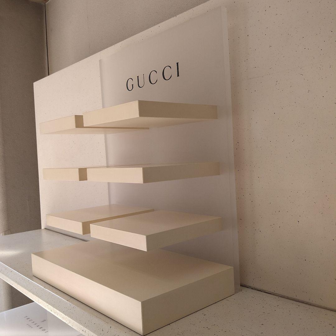 【 GUCCI 】B グッチ　ディスプレイ台　飾り棚 　レア　ヴィンテージ