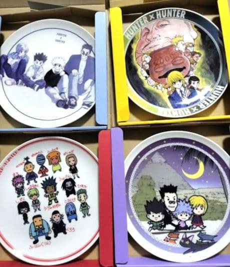 ハンターハンター 陶器製プレート 4枚セット
