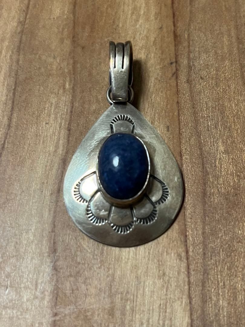 ナバホ インディアン ラピスラズリ ペンダントトップ ネイティブ ターコイズ