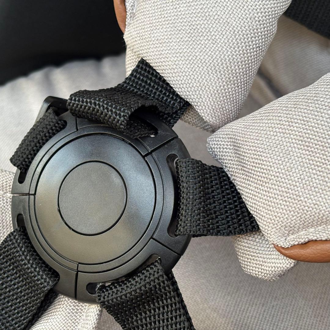 【レインカバー付き】カトージ 2シーター next 2人乗りベビーカー ベージュ