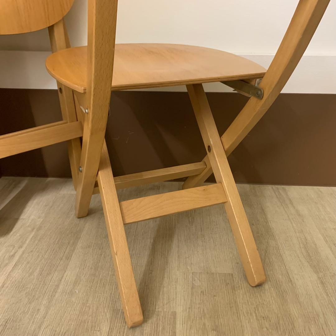maruni マルニ 折りたたみチェア 2脚set 椅子 レトロ