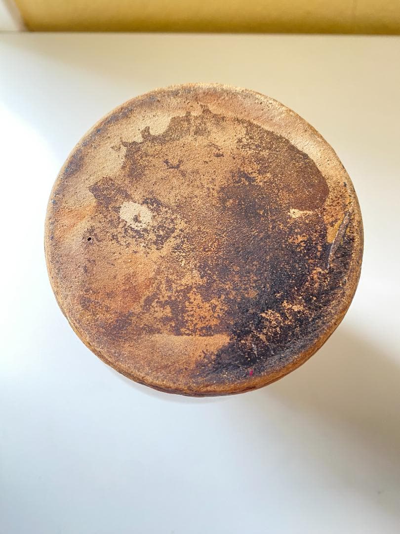 フランス アンティーク 南仏陶器 プロヴァンス 黄釉 ポット 花瓶