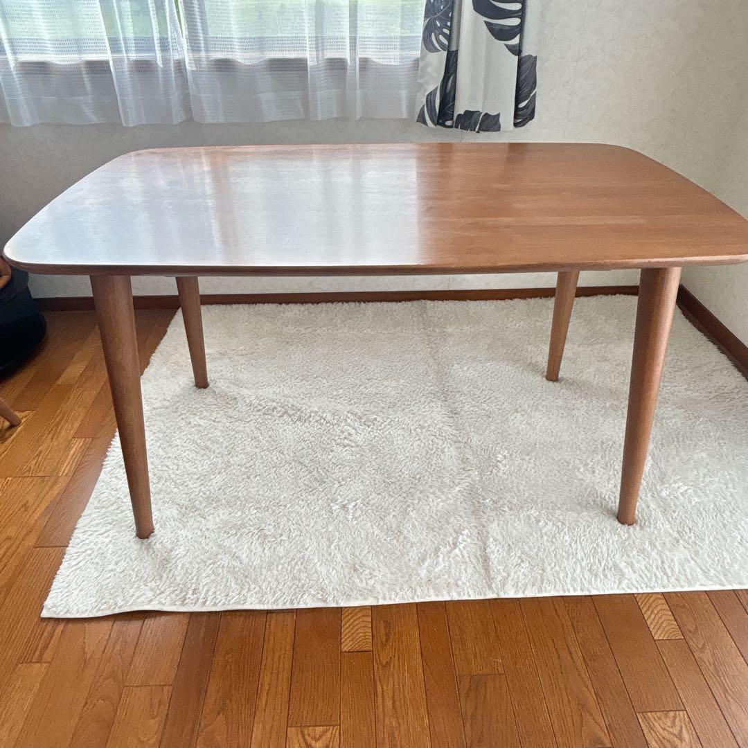 かすちゃん様リクエスト品】nitori ニトリ ダイニング テーブル+チェア2脚