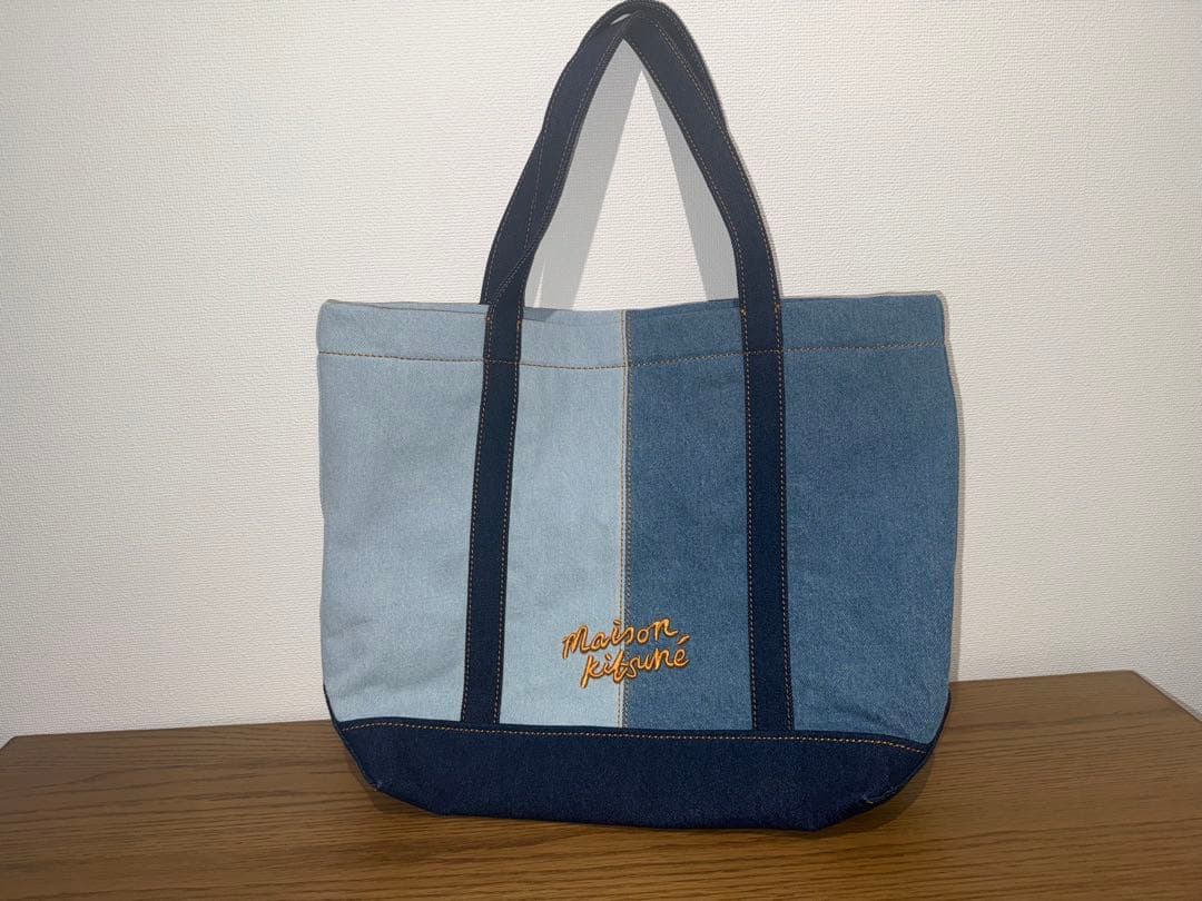 メゾンキツネ　デニムトートバッグ
