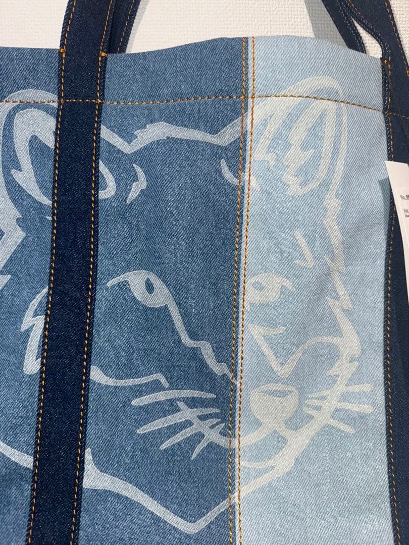 メゾンキツネ　デニムトートバッグ