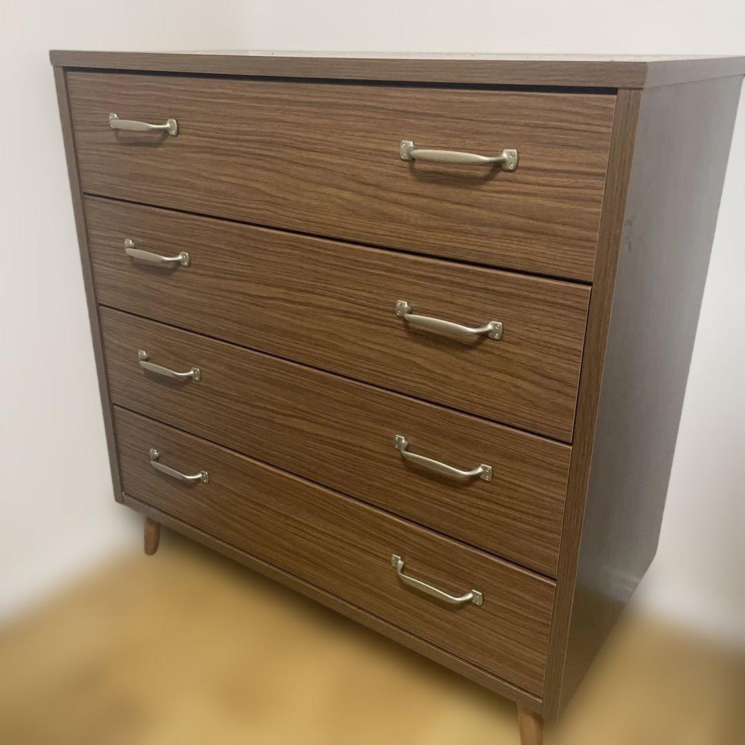 ビーカンパニー　4段チェスト　シェルフ