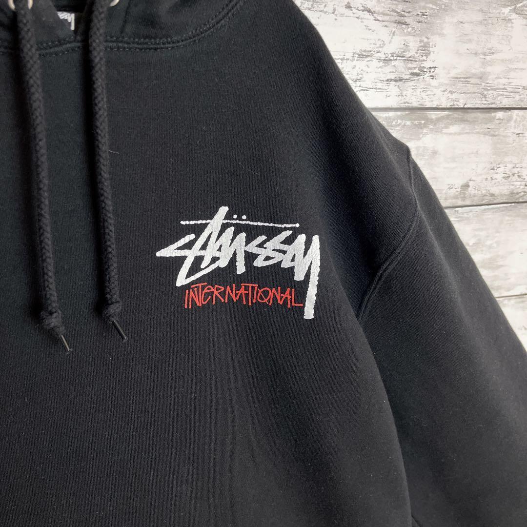 【即完モデル‼︎】STUSSY☆XL ストックロゴ パーカー D223