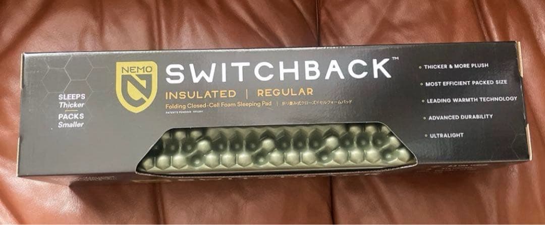 新品未開封　NEMO スイッチバック レギュラーキャンプ　アウトドア　寝袋