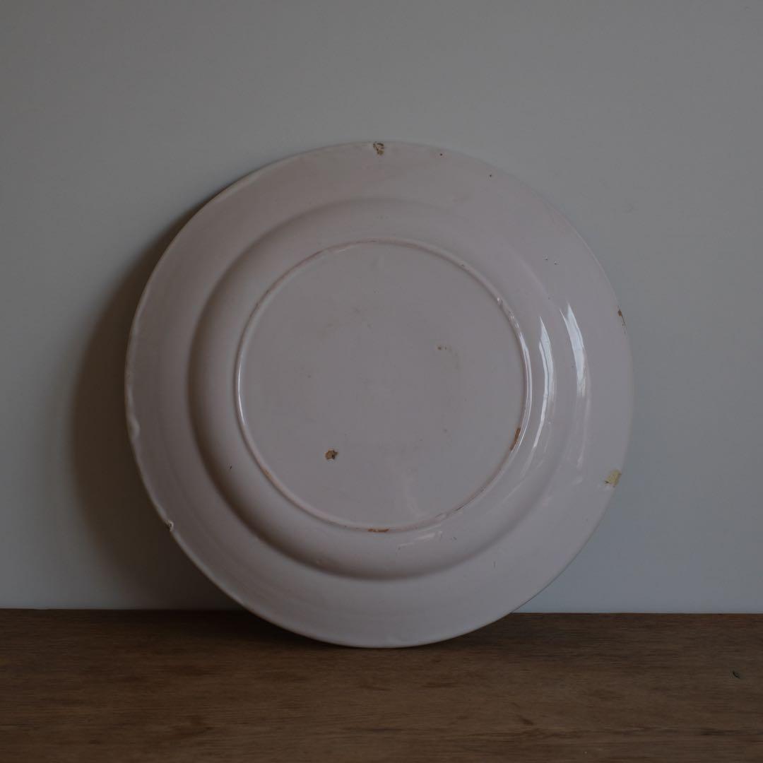 ムスティエ　アンティーク皿　フランスアンティーク