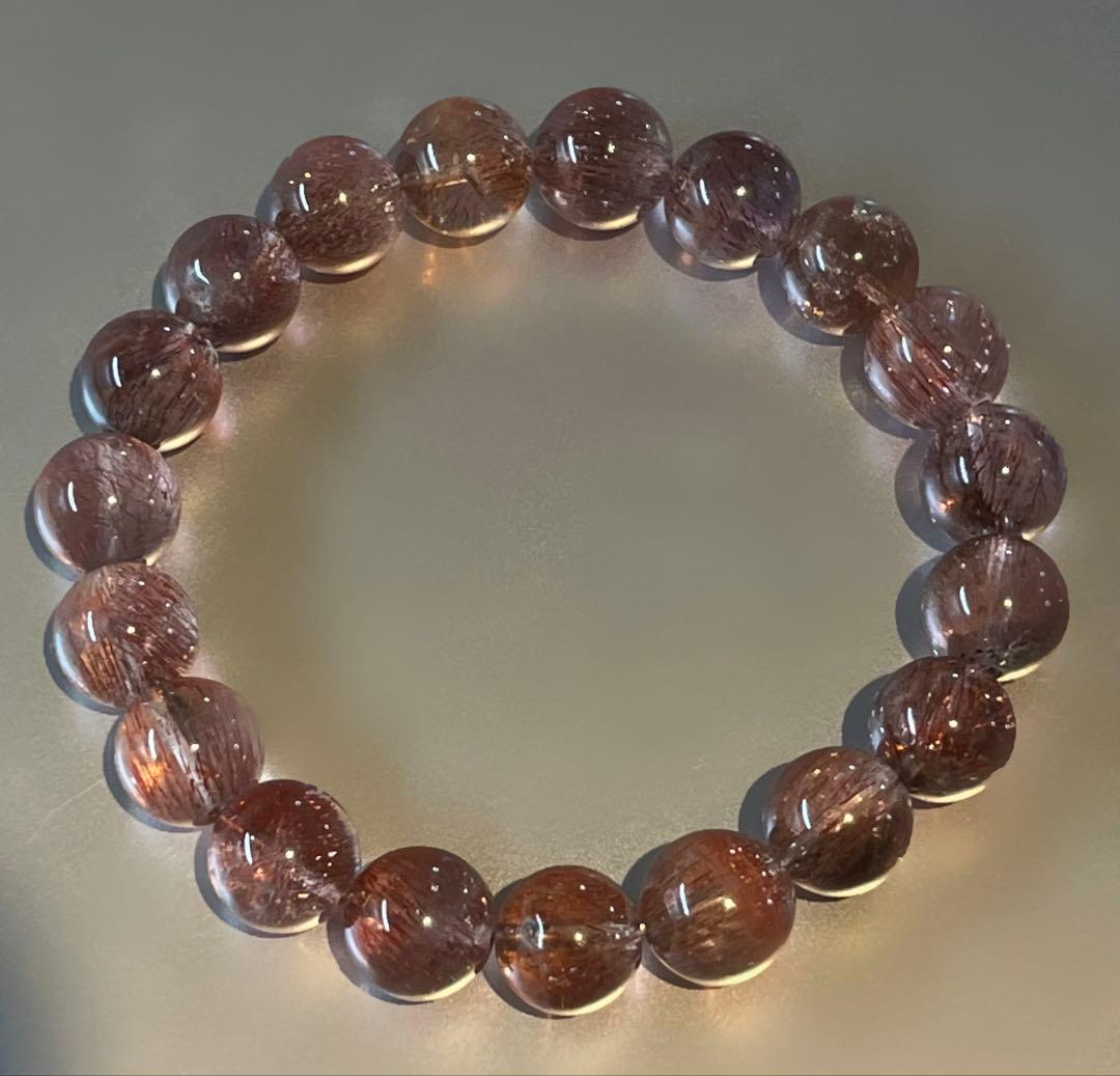 2/1までセール　 レッドスーパーセブン（ゲーサイト）　ブレスレット