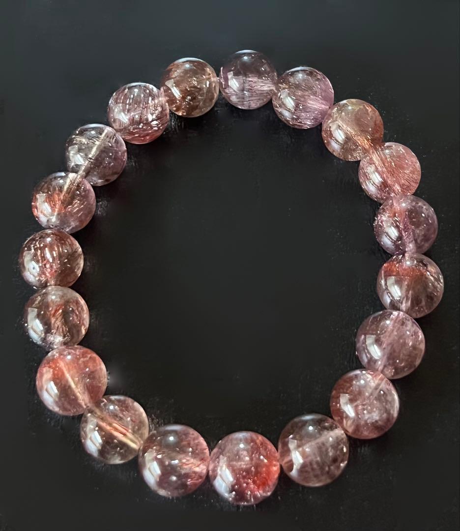 2/1までセール　 レッドスーパーセブン（ゲーサイト）　ブレスレット