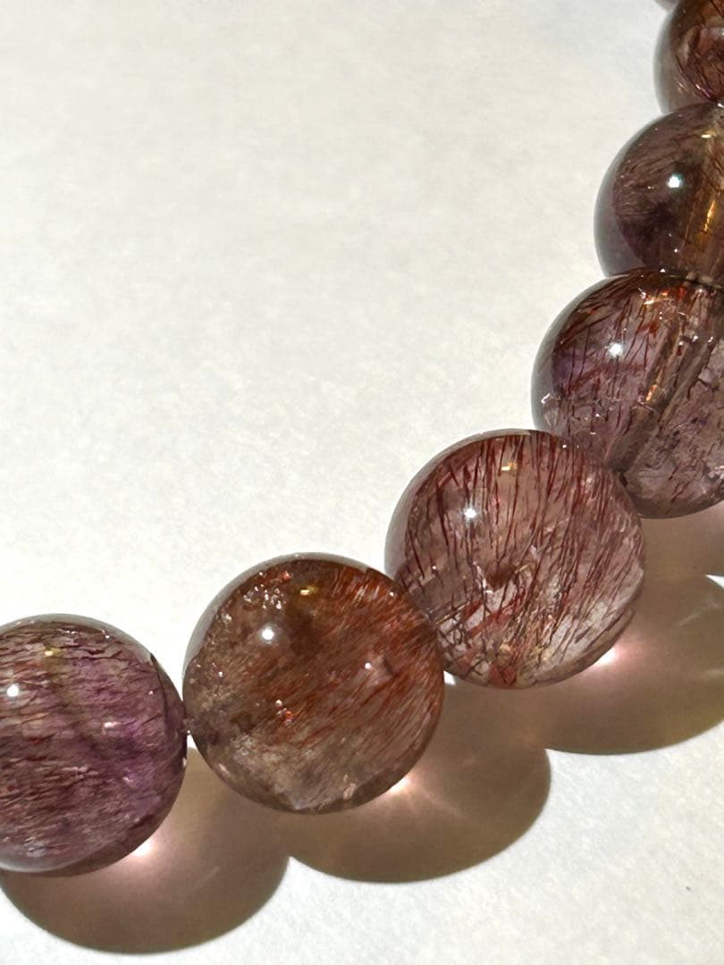 2/1までセール　 レッドスーパーセブン（ゲーサイト）　ブレスレット