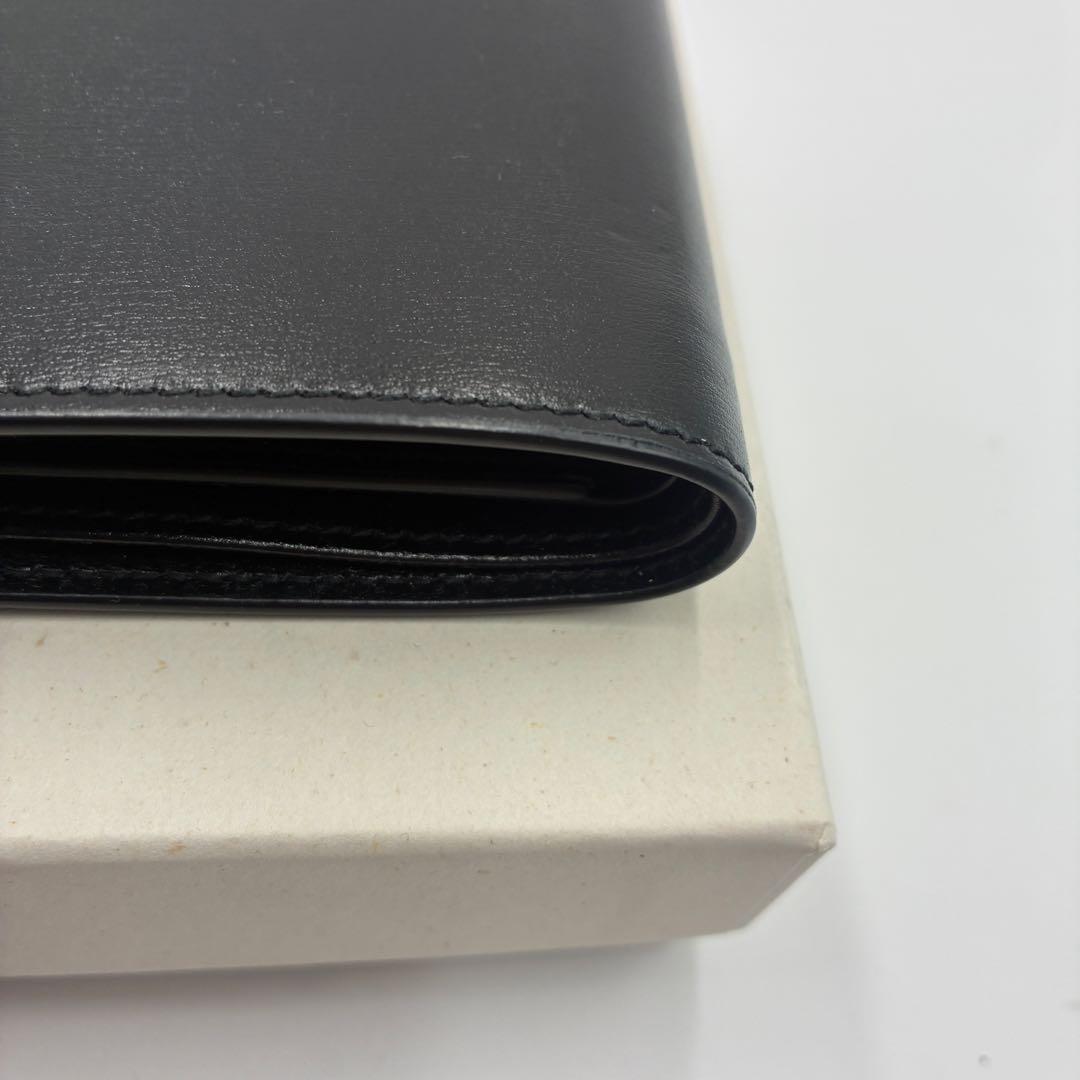 YSL ブラック 二つ折り財布 保存袋付き