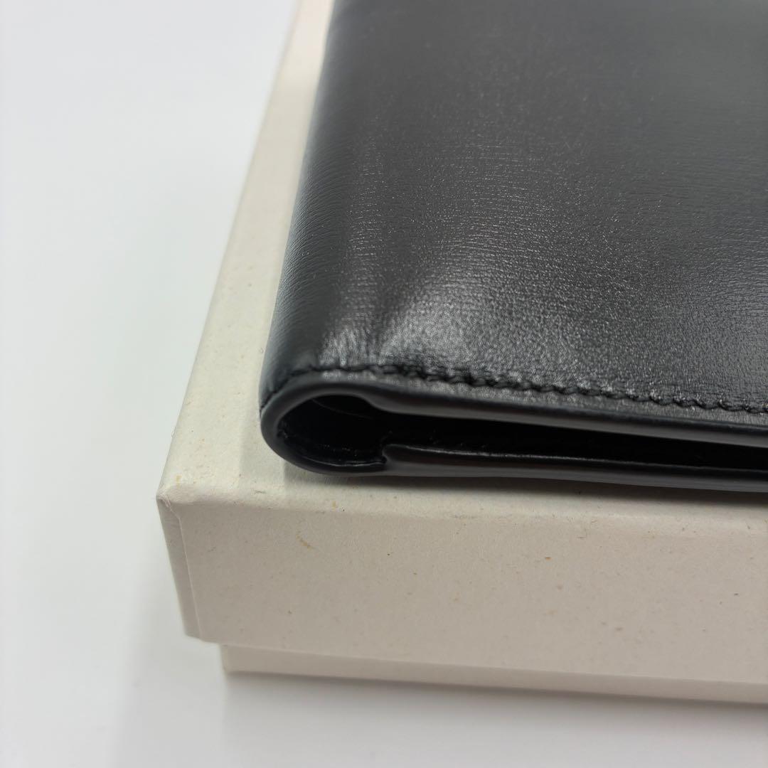 YSL ブラック 二つ折り財布 保存袋付き