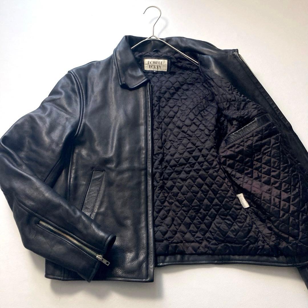 【daisuke】 POWELL FORTY 牛革 ライダースジャケット