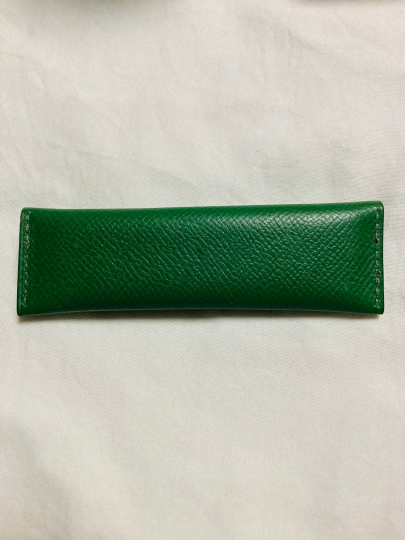 エルメス Hermes くし コーム レザーケース 未使用 バッファローホーン