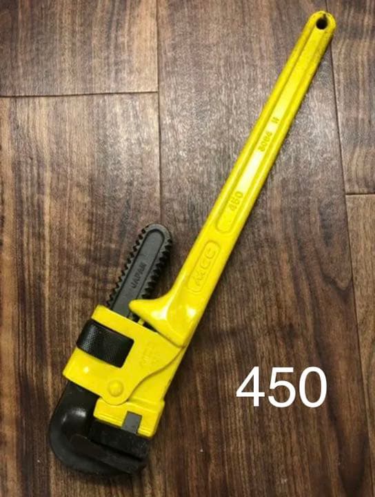 未使用　MCCパイプレンチ 被覆管用450