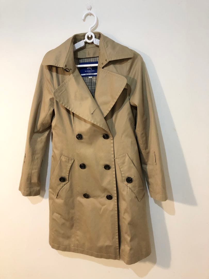◆バーバリーブルーレーベル【定価7万円程】素敵なトレンチコート◆