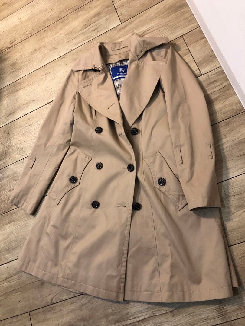 ◆バーバリーブルーレーベル【定価7万円程】素敵なトレンチコート◆