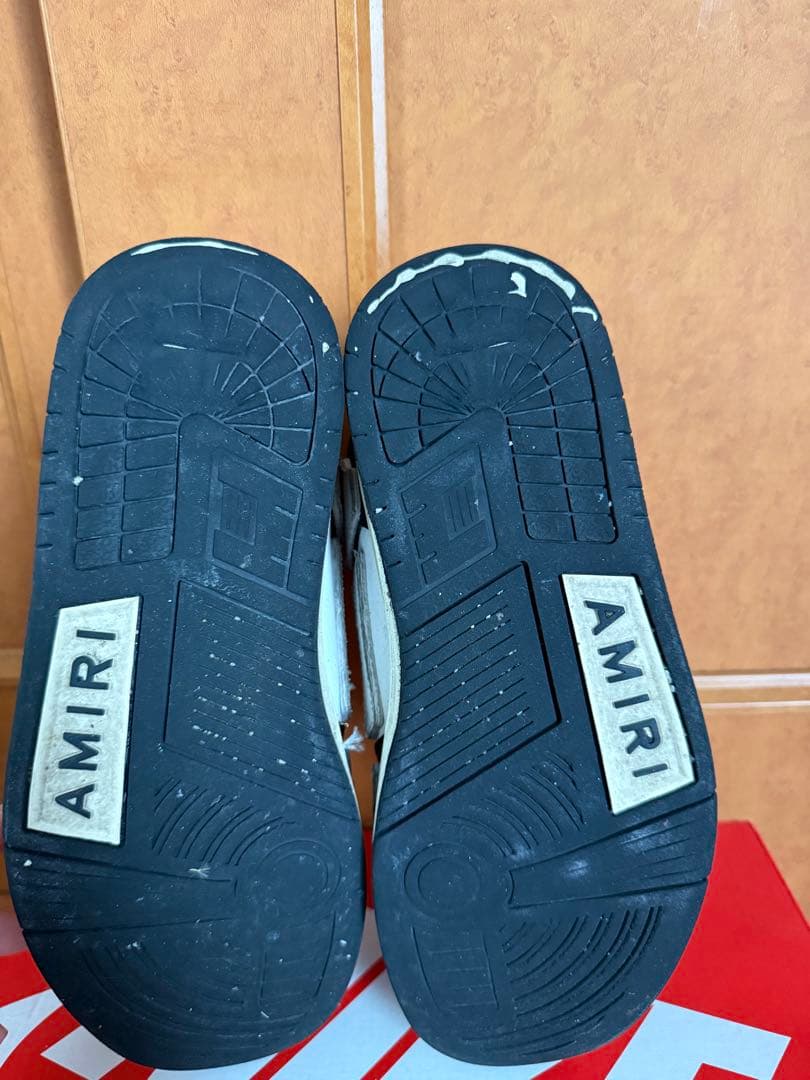 早い者勝ちです！AMIRI ホワイト/ブラック スニーカー　27.0