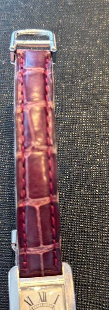 CartierカルティエタンクアメリカンSM WG腕時計 シルバー