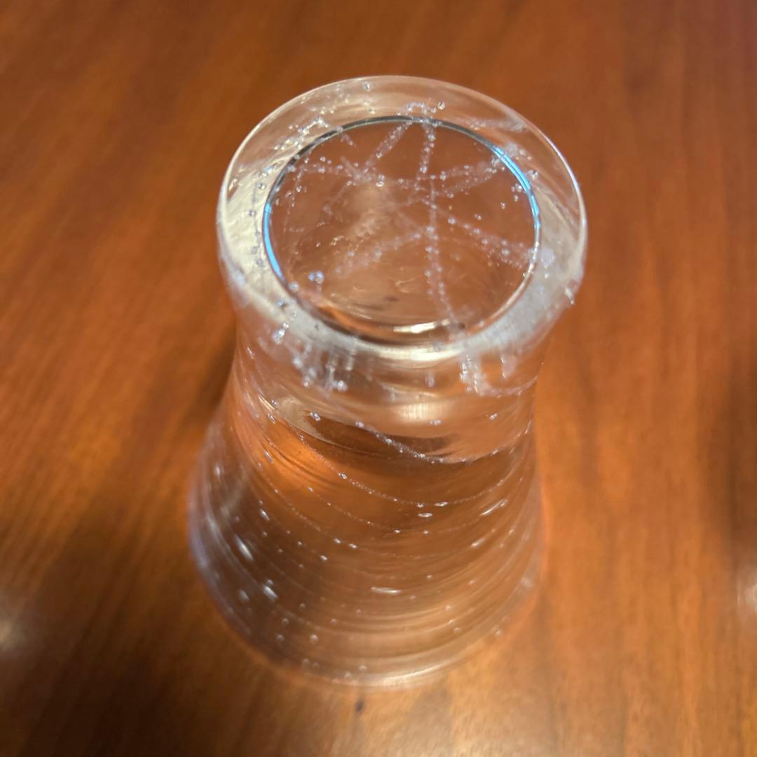 新品◆荒川尚也　中グラス３客セット　ガラス製テーパー形状カップ