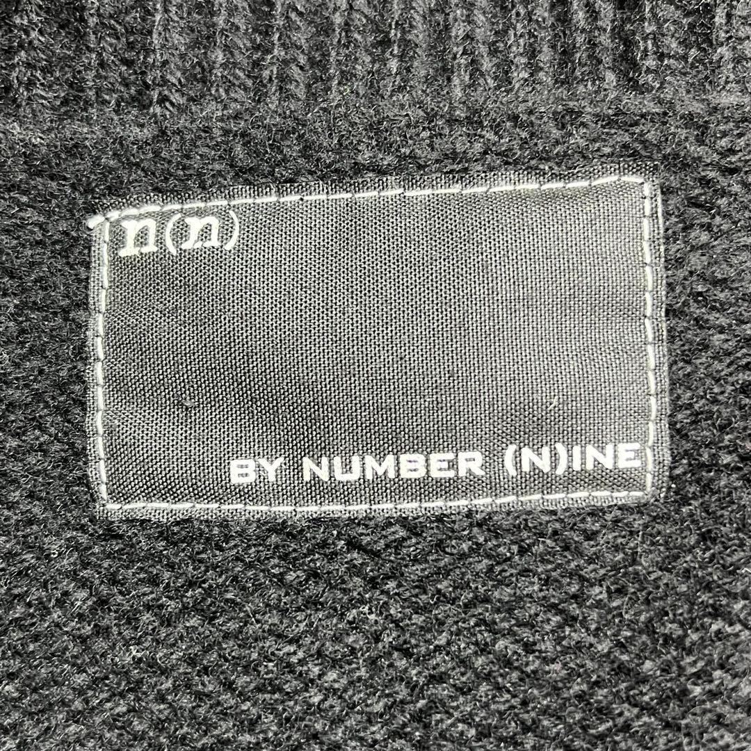 NUMBER (N)INE ワッペン カーディガン ウール ブラック 2