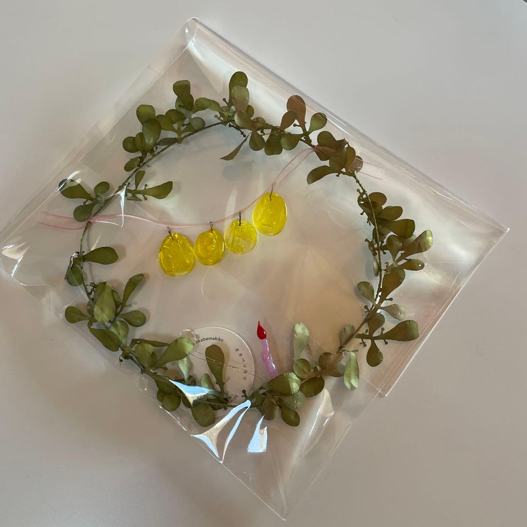 オカベマキコ　クリスマス　リース