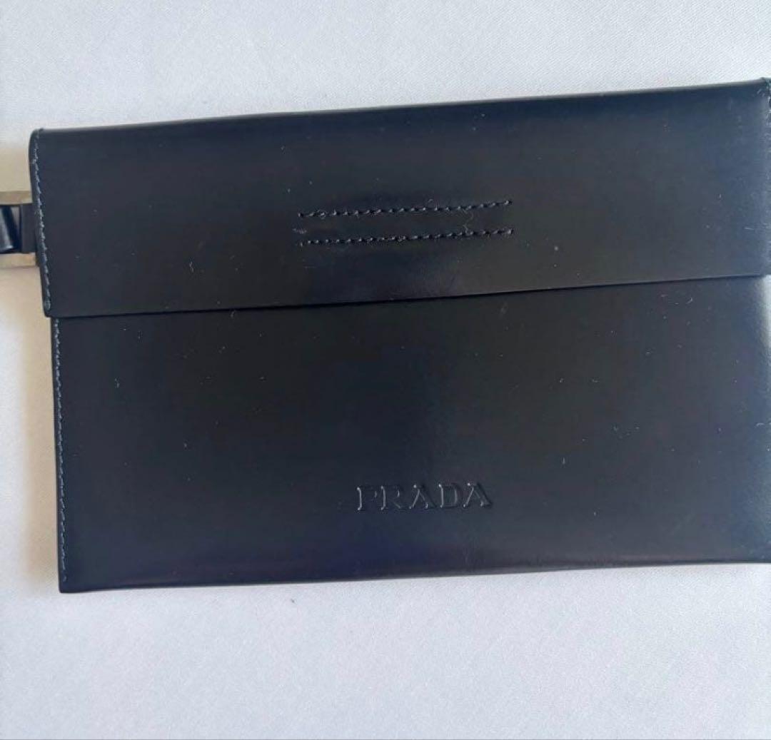 プラダ　PRADA 本革　トートバッグ　ポーチ付き