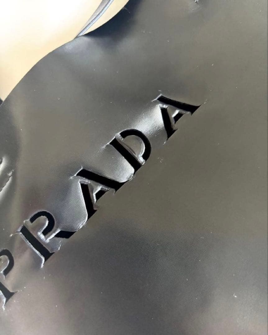 プラダ　PRADA 本革　トートバッグ　ポーチ付き