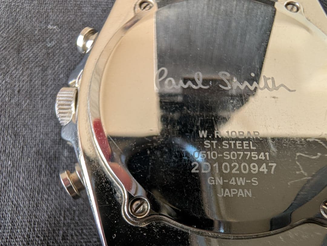 Paul Smith Chronograph ネイビーピンク