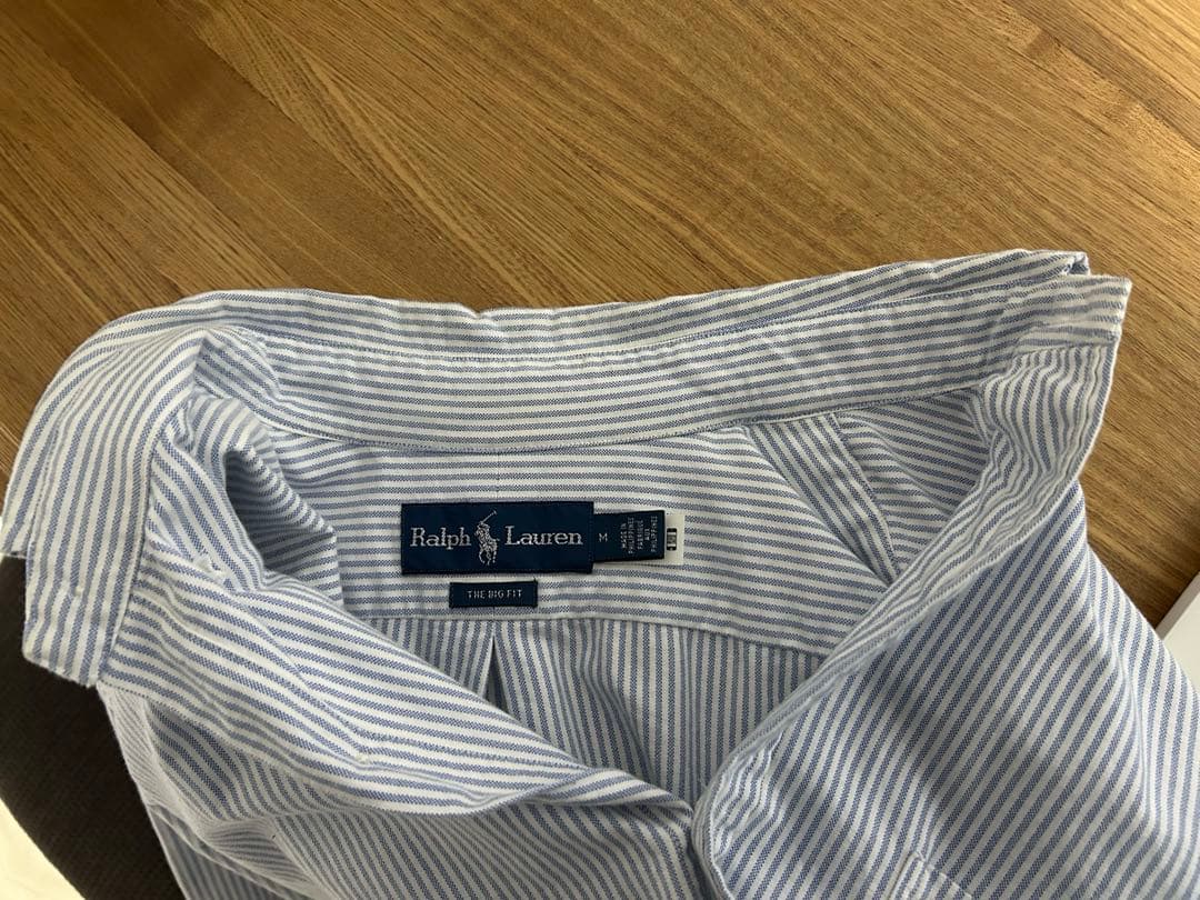 POLO RALPH LAUREN ストライプ　オックスフォード　裾ポニー