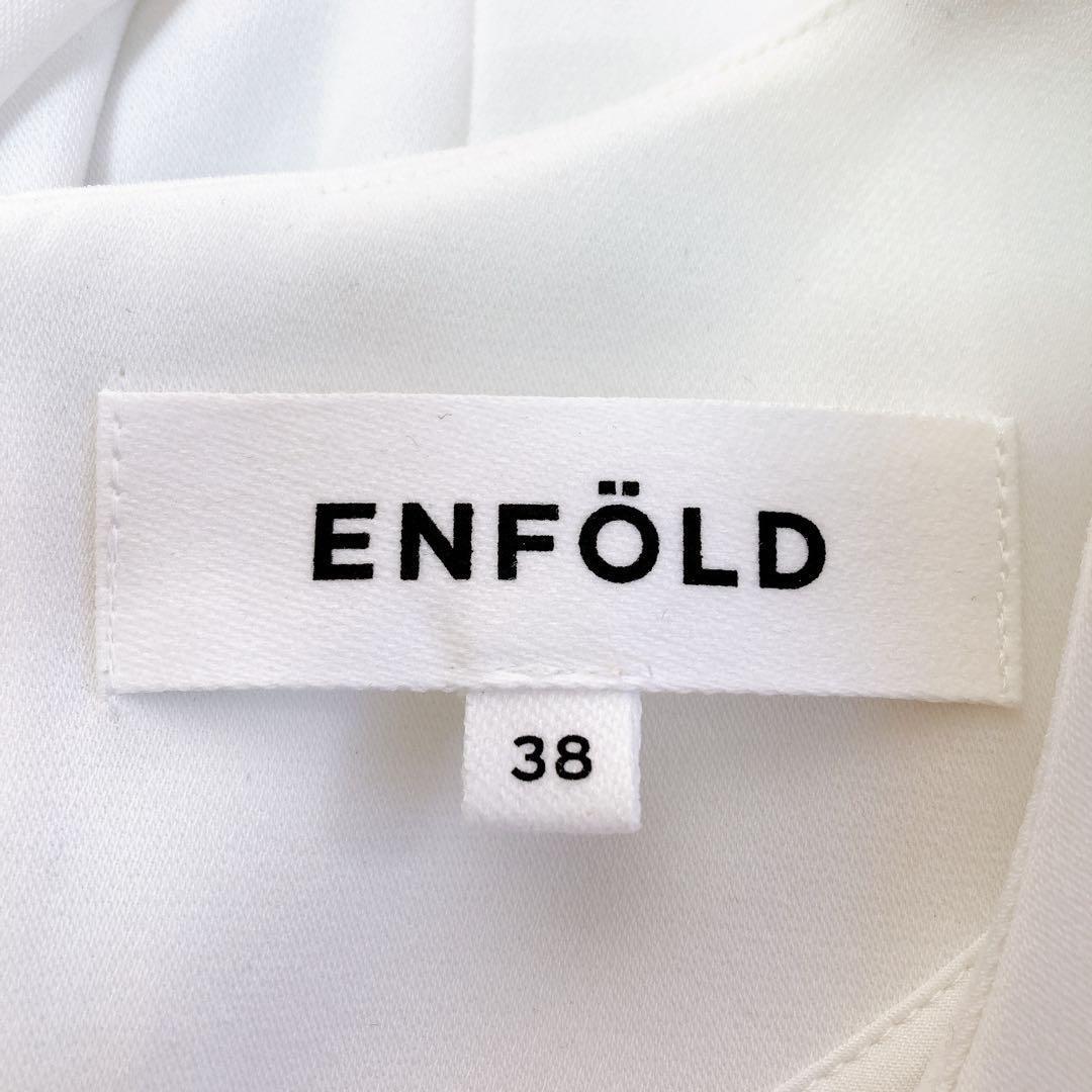 04T706☆ ENFÖLD プルオーバー Aライン ロングブラウス 春夏 M