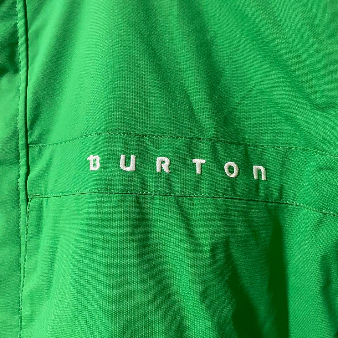 Burtonバートンスキーウェアスノーボードジャケットパーカーフード付緑グリーン
