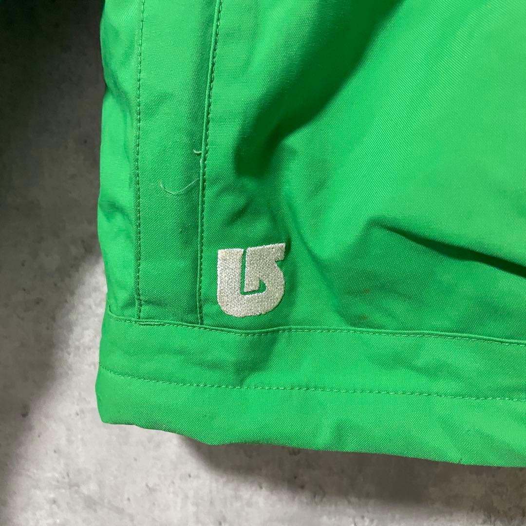 Burtonバートンスキーウェアスノーボードジャケットパーカーフード付緑グリーン
