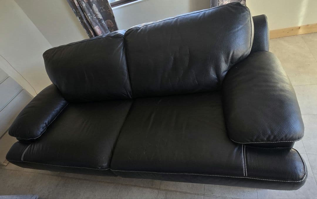 本革 3人掛けソファー