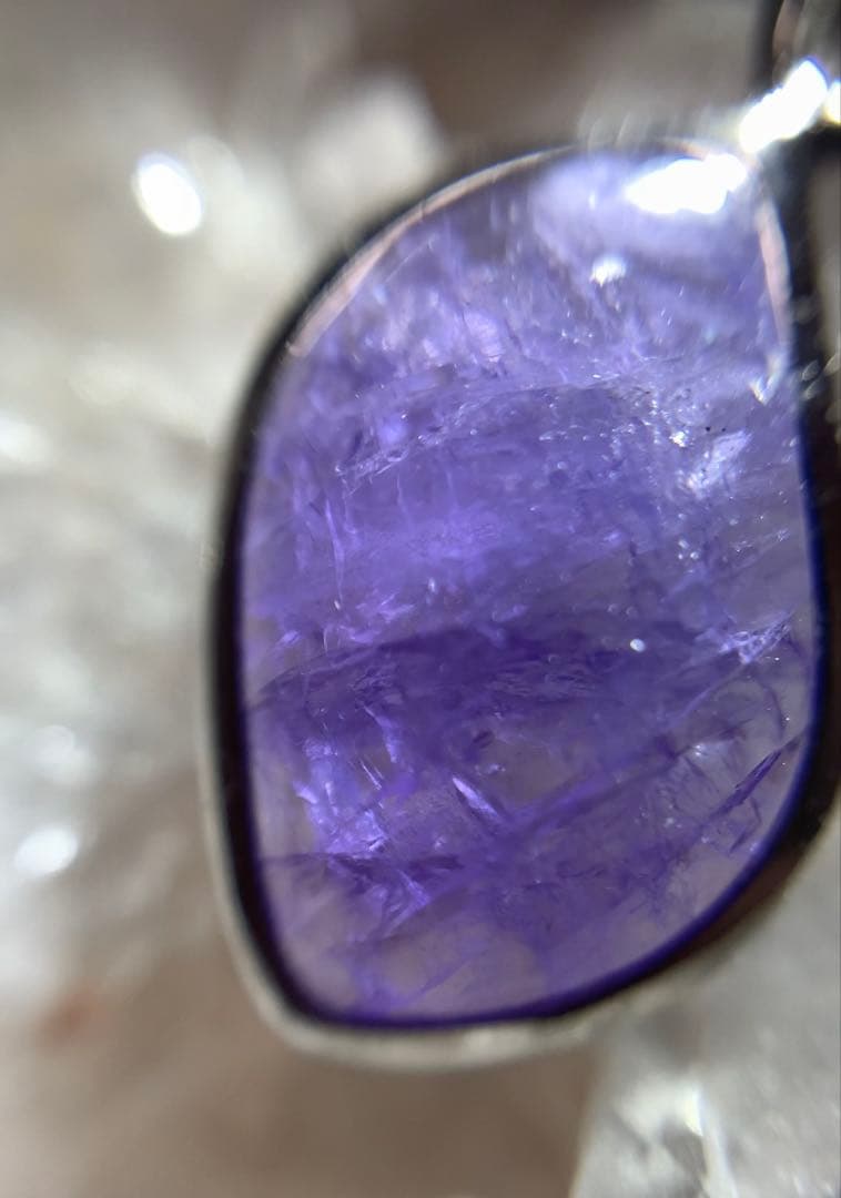 ★高品質★ ピンクタンザナイト　ペンダントトップ　silver925