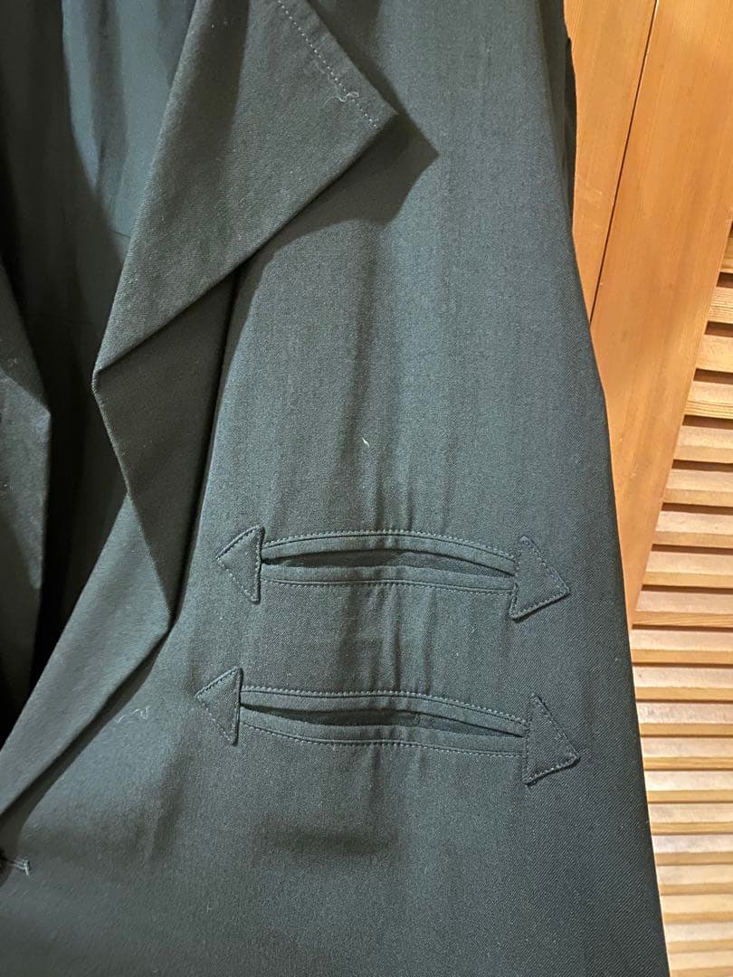 ヨウジヤマモト プールオム YohjiYamamoto ロングコート ブラック