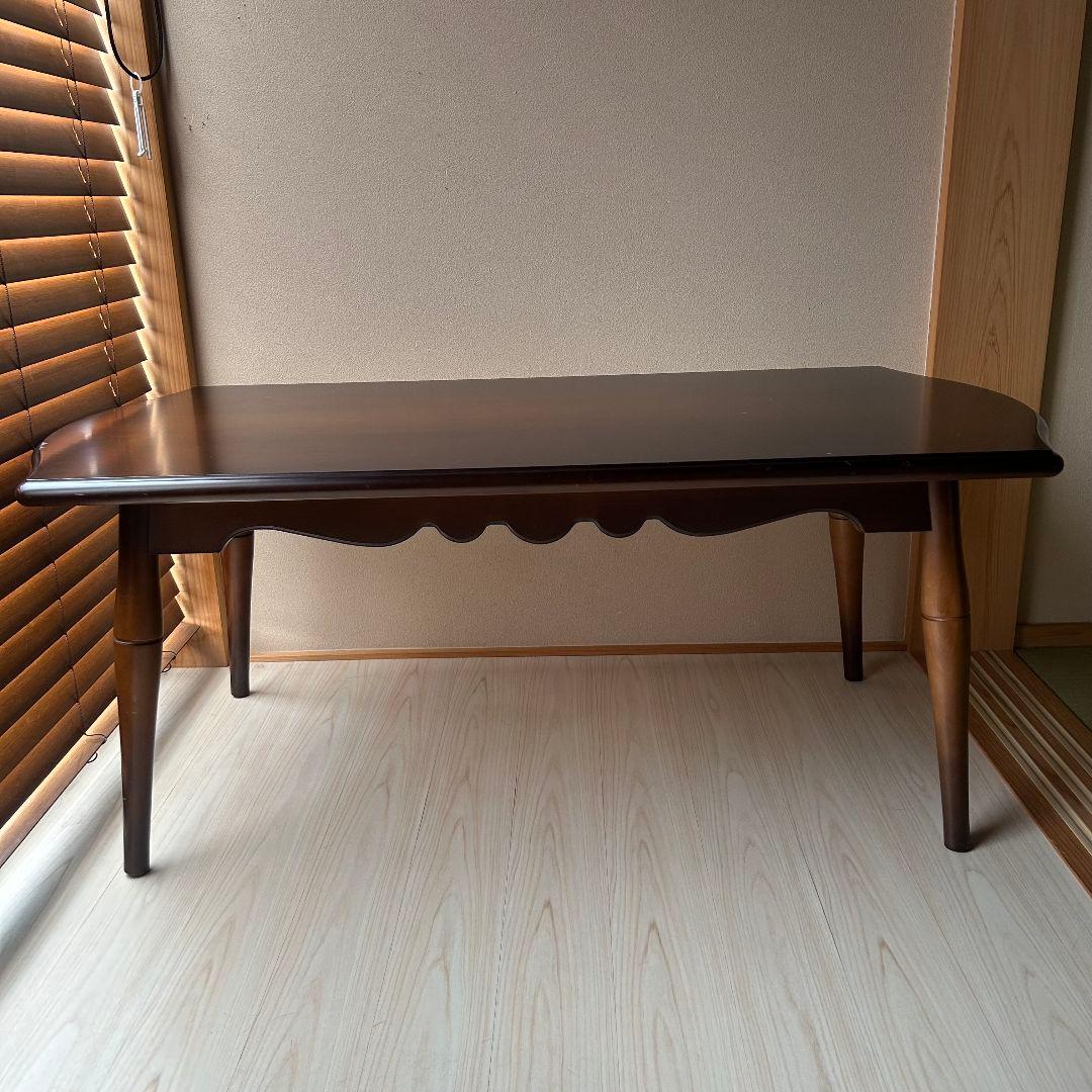 飛騨産業　キツツキ 木製テーブル　ローテーブル　センターテーブル