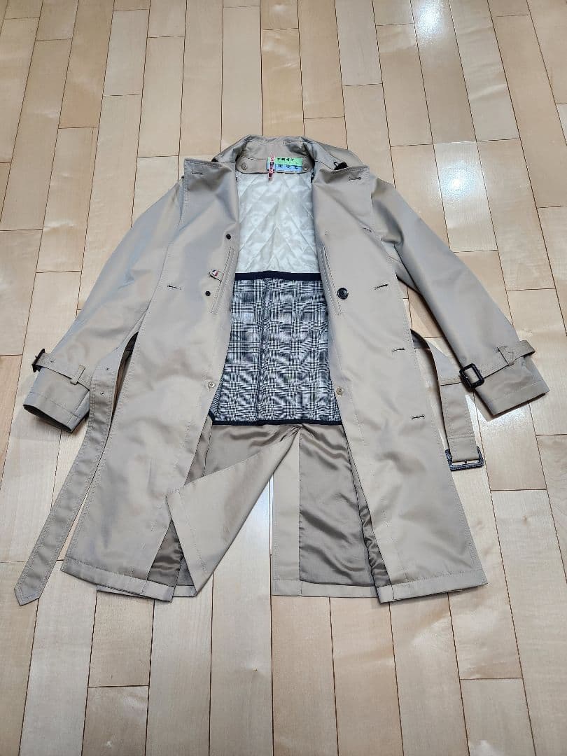 MORGAN トレンチコート モルガン ジャケット玉虫ベージュ色メンズ