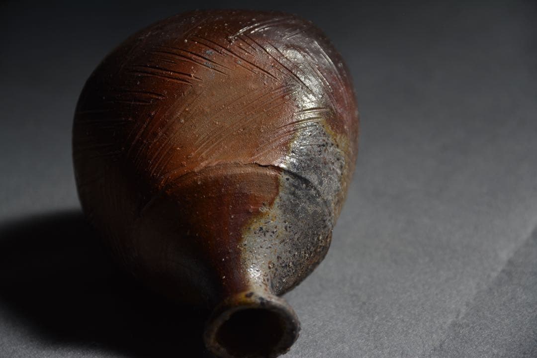 【金重晃介】備前扁壺徳利